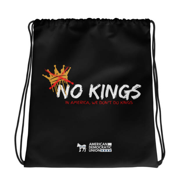 No Kings – Drawstring Bag
