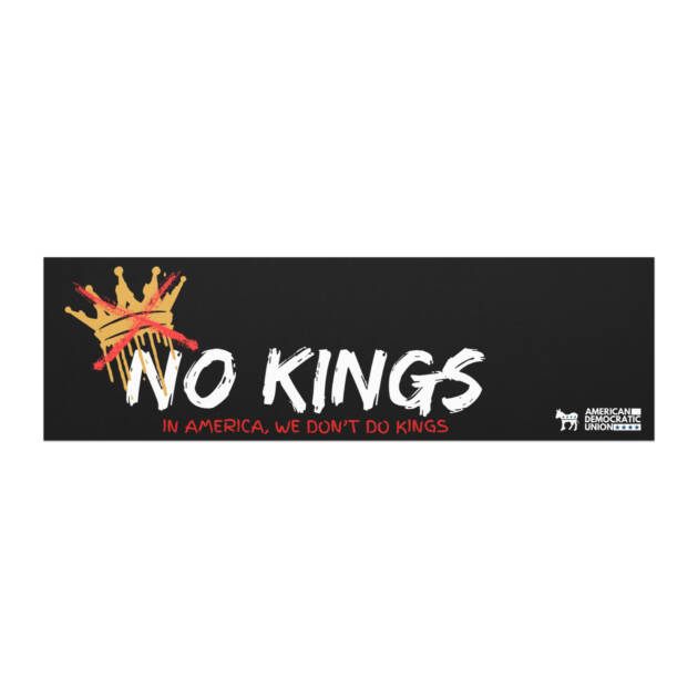 No Kings – Democracy-Driven Car Magnet