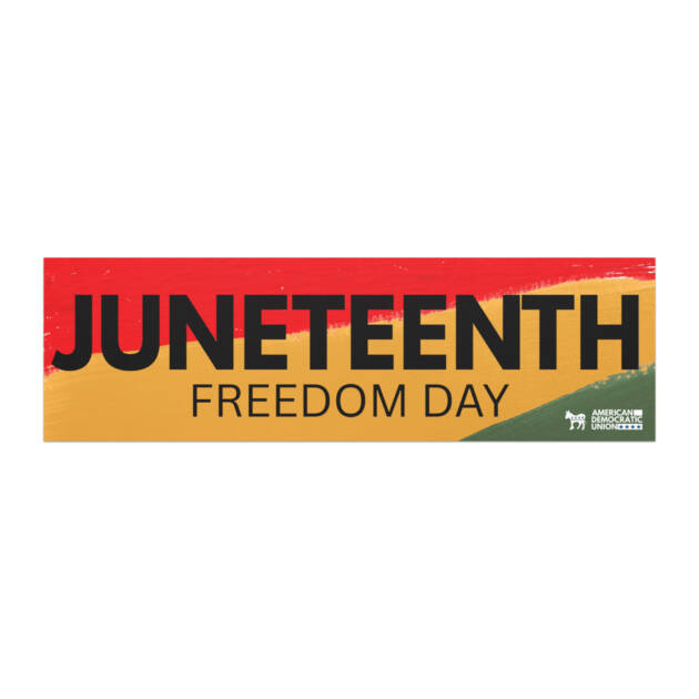 Juneteenth Car Magnet